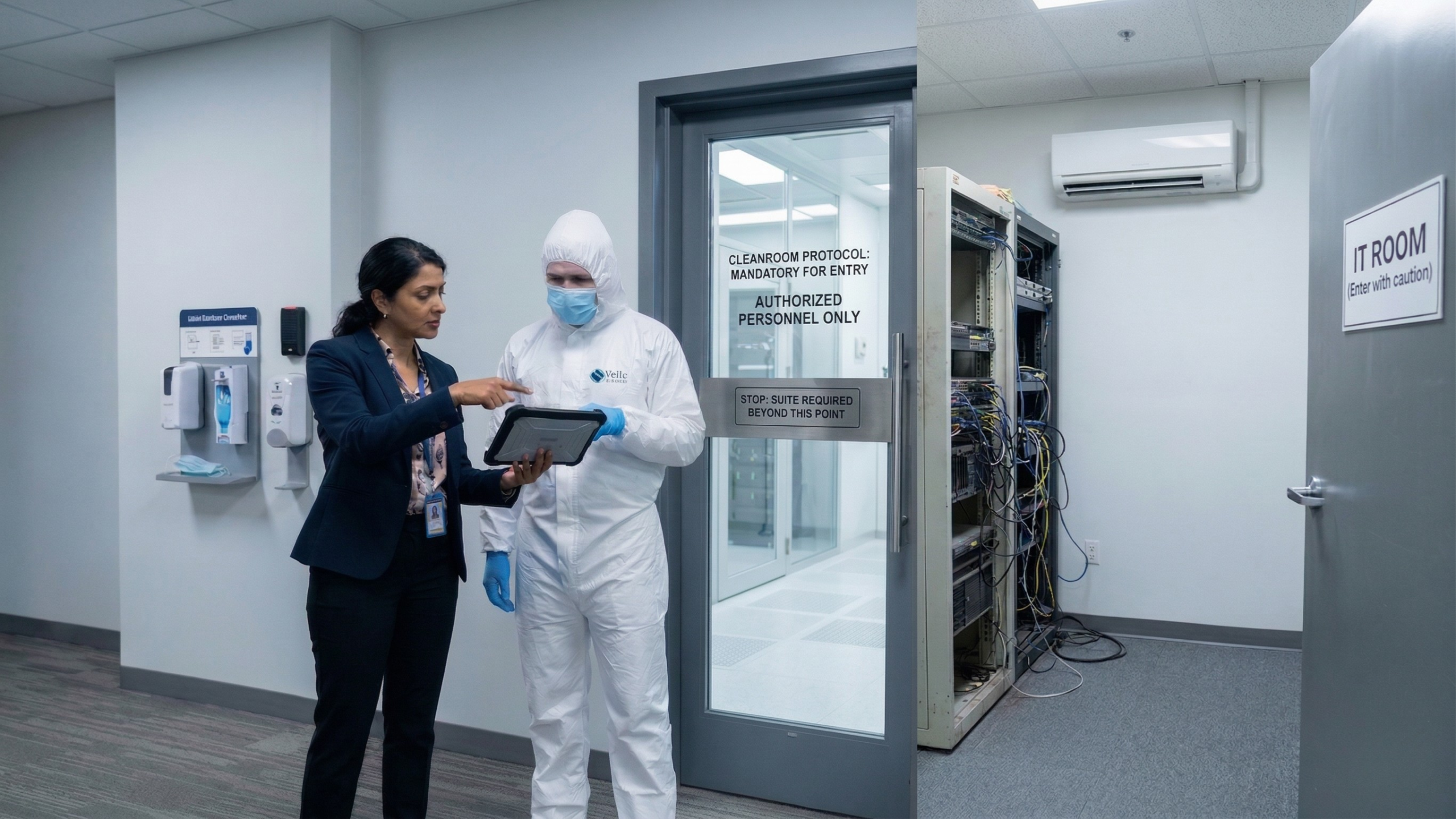 Server room vs data center maintenance differences in Dubai