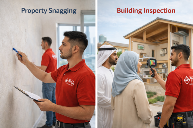 Property Snagging vs Building Inspection in Dubai: What’s the Difference and Which Do You Need?