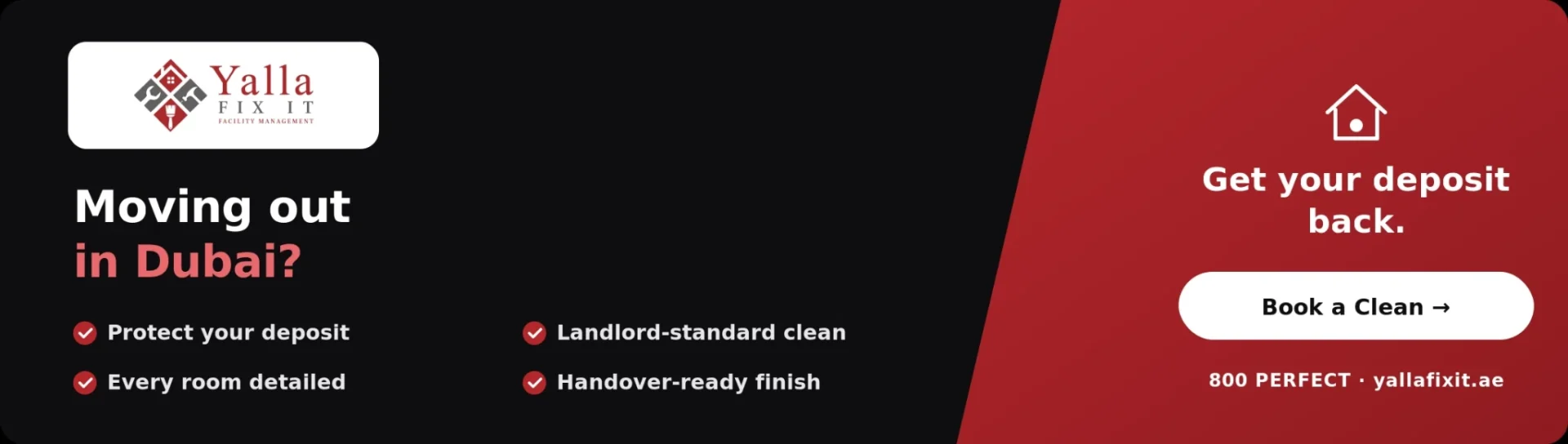 Move-Out Cleaning Dubai: Protect Your Security Deposit With the Right Handover