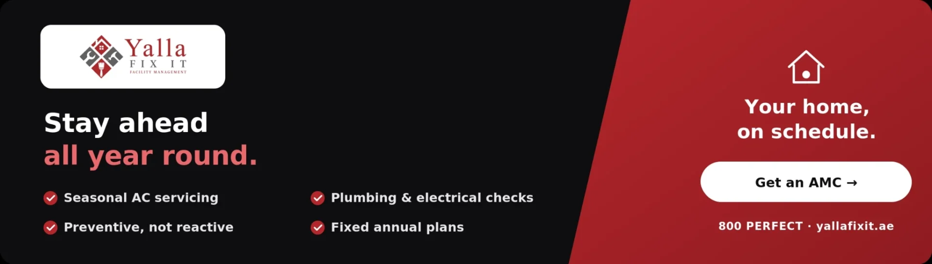 Home Maintenance Schedule for Dubai Homeowners: Month-by-Month Guide