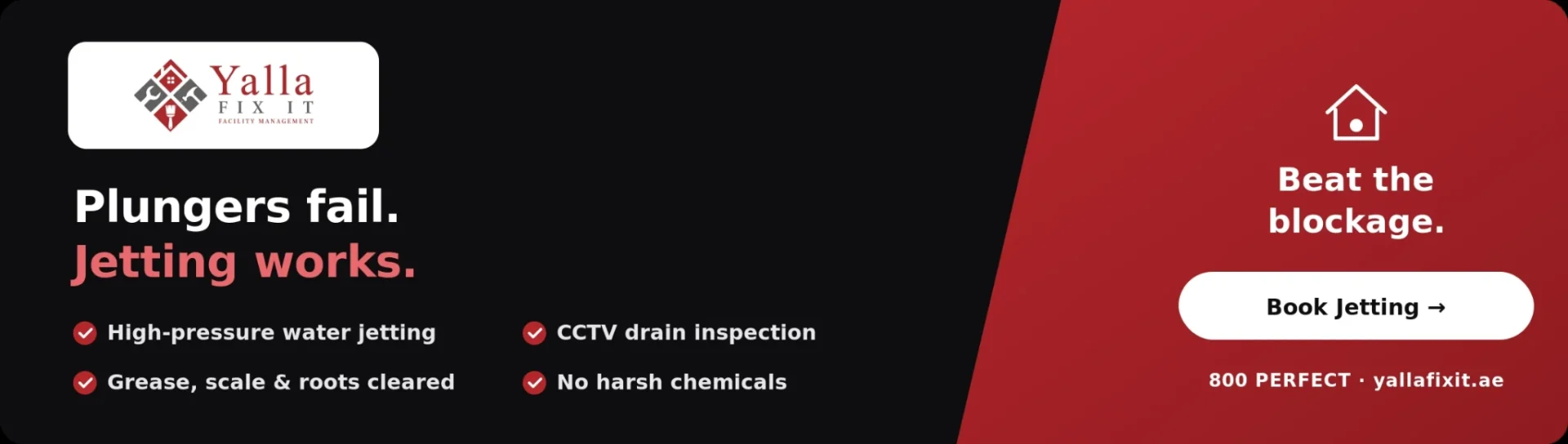Blocked Drain in Dubai: Why Professional Jetting Beats Household Methods