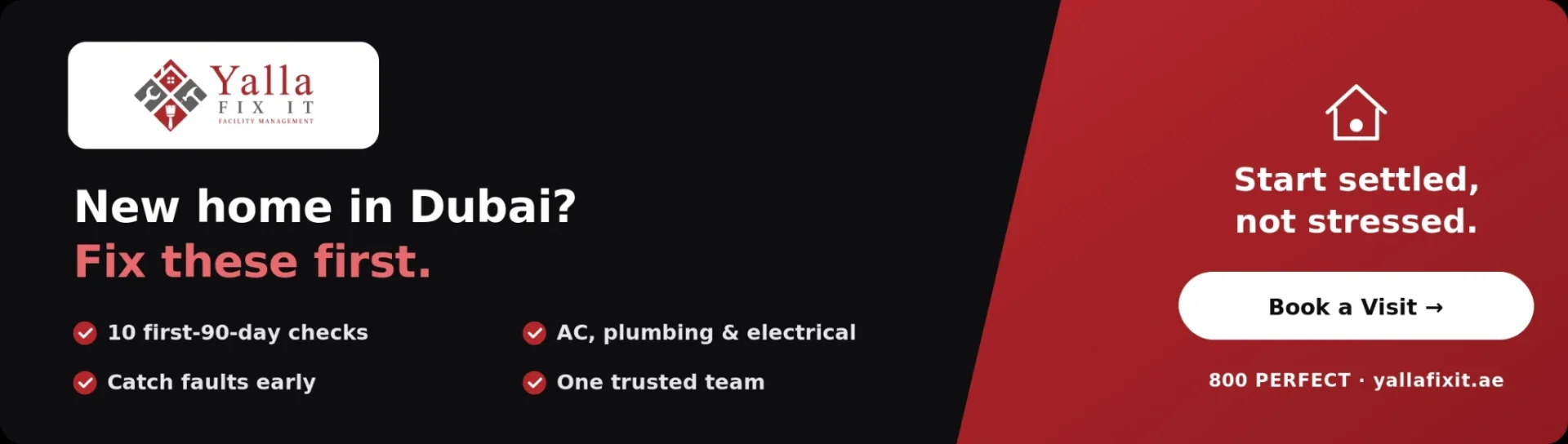 10 Things Every New Dubai Homeowner Should Fix in the First 90 Days